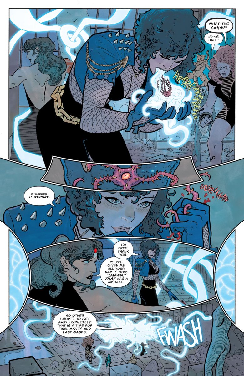 FANTASTICF4UR's tweet photo. معاينة للعدد 17 من سلسلة Absolute Wonder Woman الذي سيصدر الأسبوع القادم.
• أول مواجهه ضد #Zatanna!
- من كتابة: #KellyThompson
- ورسم: #HaydenSherman
ْ
#DCComics #AbsoluteUniverse #WonderWoman https://t.co/QVbesQvedF