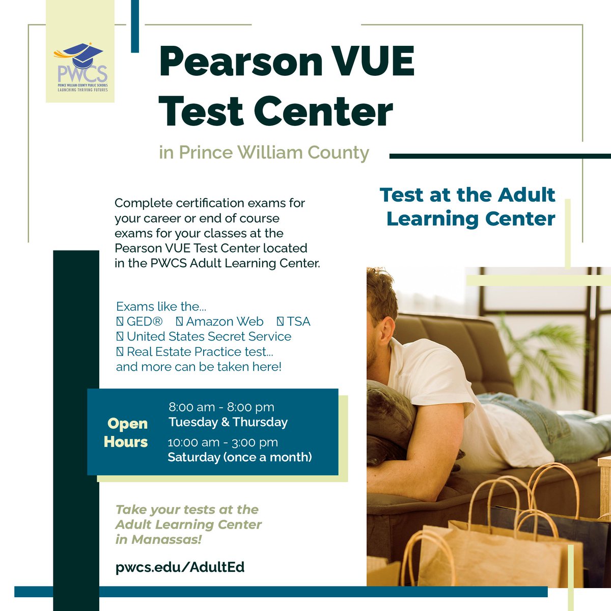 Adult Education, Prince William County Schools tweet media