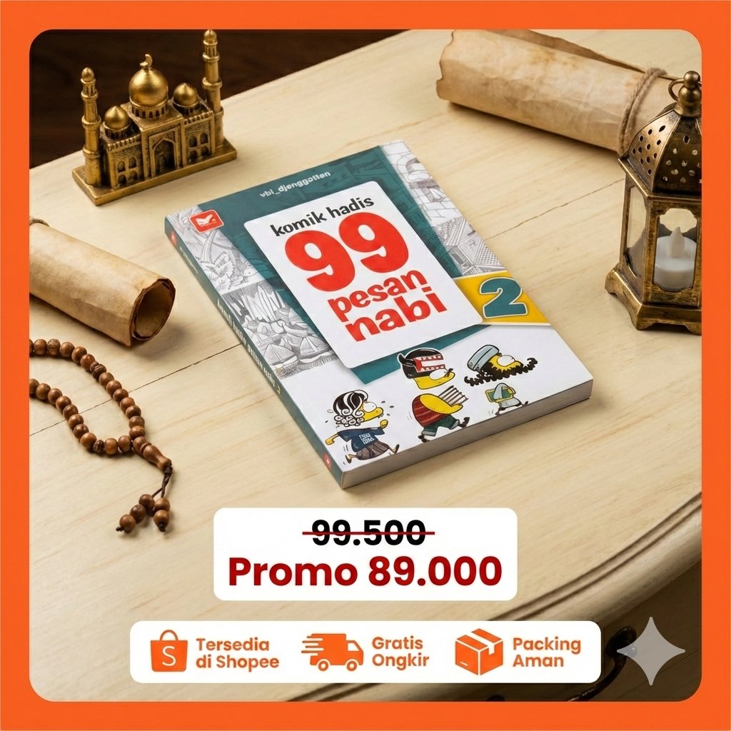 ibcjogja's tweet photo. Bisa order via shopee ya
Komik 99 pesan nabi
Komik nya hitam putih cuman tebal
https://t.co/B8KbRmhRDI https://t.co/aNPqGEYfCw