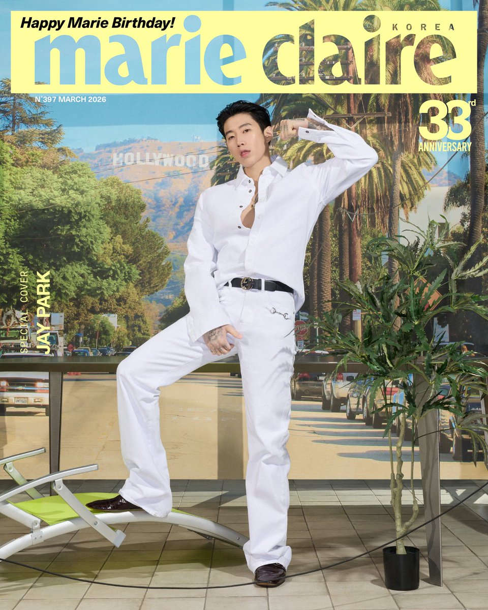 #제작협찬 #COVERSTORY #마리끌레르코리아 창간 33주년을 기념하는 2026년 3월호 스페셜 커버 다섯 번째 주인공은 #박재범 입니다. 아티스트, 사업가, 제작자. 여러 역할을 해내며 자신만의 장르를 구축해온 박재범. #뎀나 의 새로운 구찌를 입고 카메 라 앞에 선 그의 다음 장면을 담은 디지털 커버를