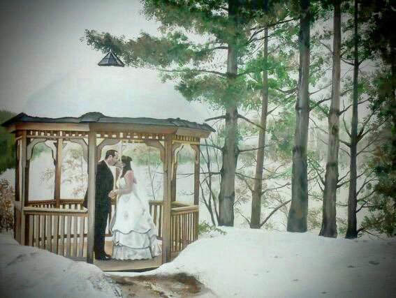 Painting I did for a client💜