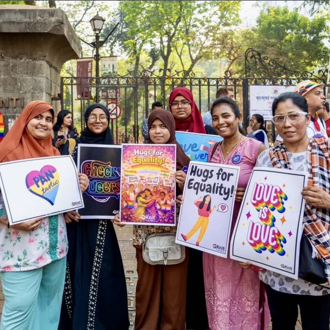YesWeExistIndia's tweet photo. Happy Pride, Mumbai ✊🏽🌈✨ https://t.co/V52cHZfgkB