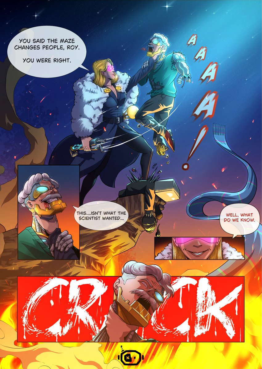 My entry for the Mazerance rancers remix. A comic page.

When piecing together memories, be careful you don’t lose yourself. Because when you gaze into the abyss — the abyss gazes back.

Time to get some shut eye🫩