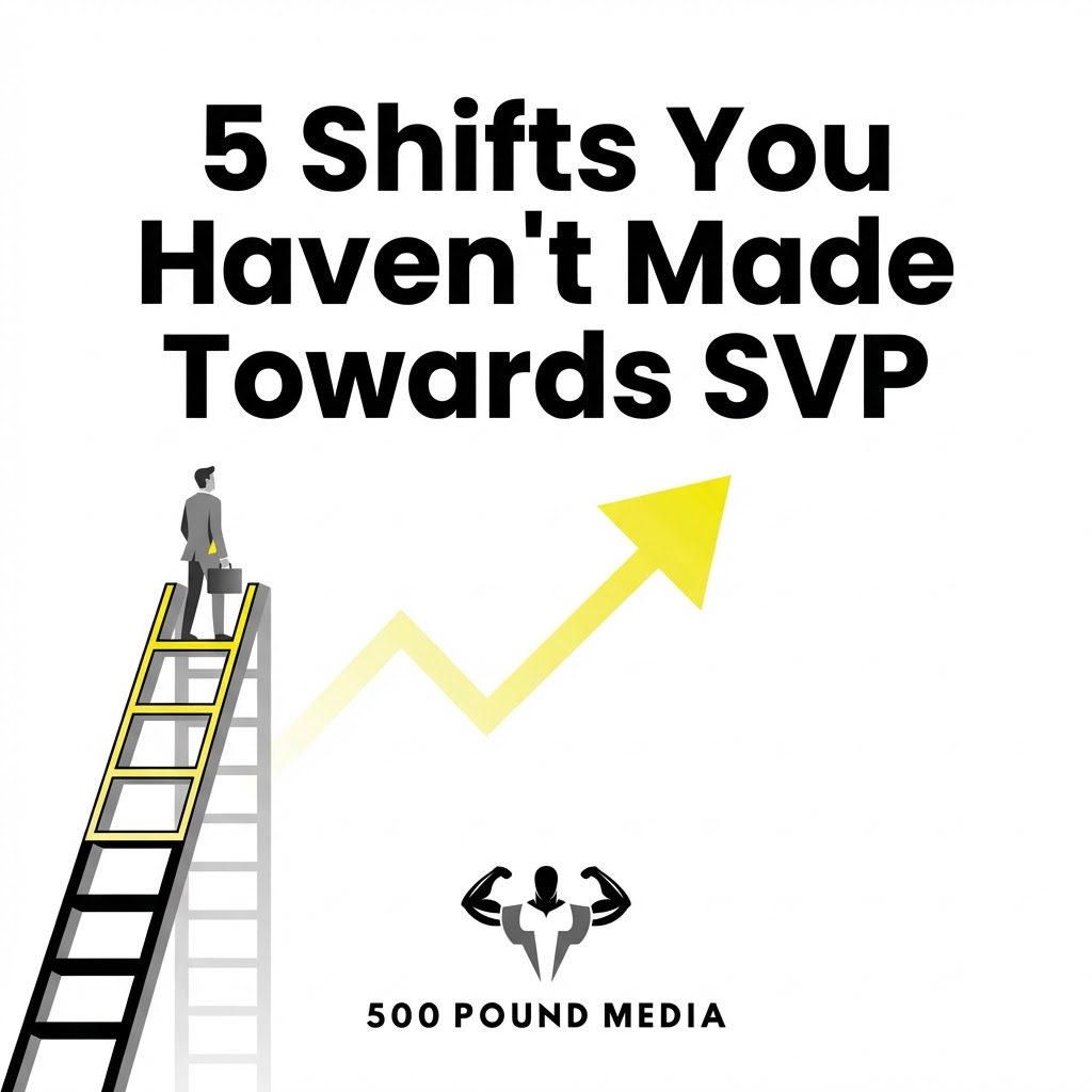 FilmedBySMC's tweet photo. Most directors never make it to SVP because they're still thinking like directors.

The gap isn't about working harder or longer hours. It's about a fundamental shift in how you see your role, your team, and your potential. https://t.co/ZPMUP10sRl
