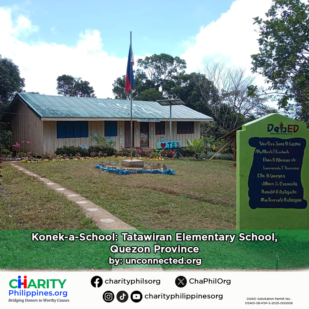 ChaPhilOrg's tweet image. Bridging the digital divide in remote communities.

Tatawiran Elementary School in General Nakar, Quezon serves indigenous learners in a far-flung upland area with no internet access. Through unconnected.org, funds are being raised to install Starlink satellite