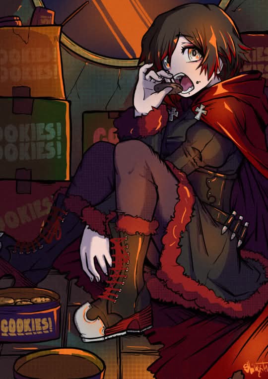 Miilakuroi's tweet photo. Alguien encontró la bodega de galletas 🍪🍪🍪🍪 

Dibujo todo lindo de: shinyath
Link: https://t.co/UPBWJ2nQVY

#RWBY #RWBYfanart https://t.co/TgIsvD2Tx8