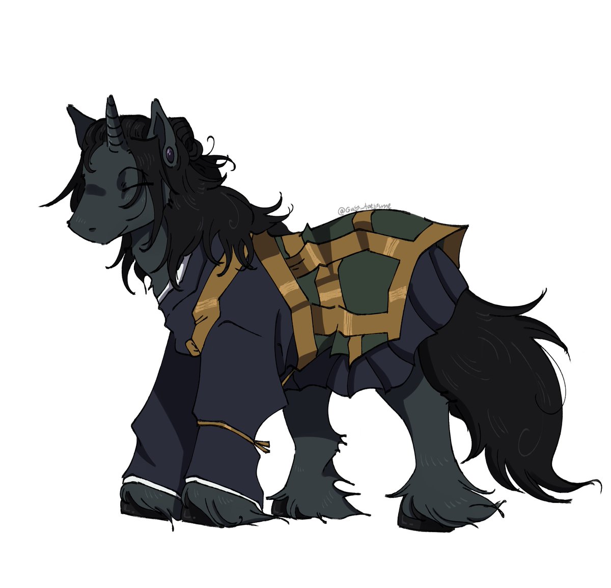 Geto Suguru as a pony (lone ver) 
#呪術廻戰 #jjktwt #GetoSuguru
