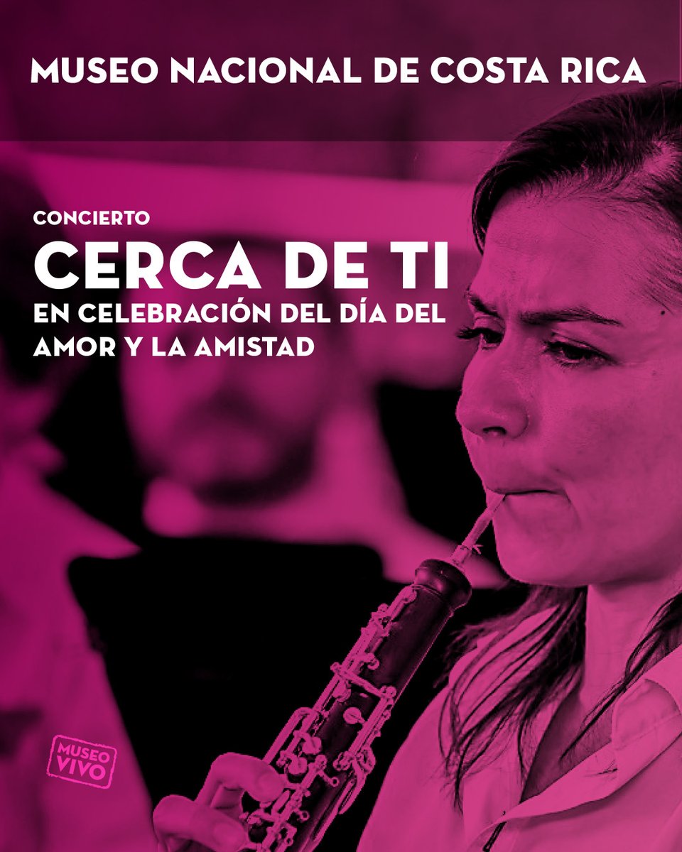 museonacionalcr's tweet photo. 🎶Este domingo: vení al concierto "Cerca de ti" para celebrar el amor y la amistad.💗Sentirás la música en el alma.💕Melodías, baladas y un bolero clásico de grandes artistas como Bee Gees, The Carpenters y Frank Sinatra. Gratis: todo público. 
+Info:
https://t.co/xoTQVBtJjw https://t.co/7YOvuZlttP