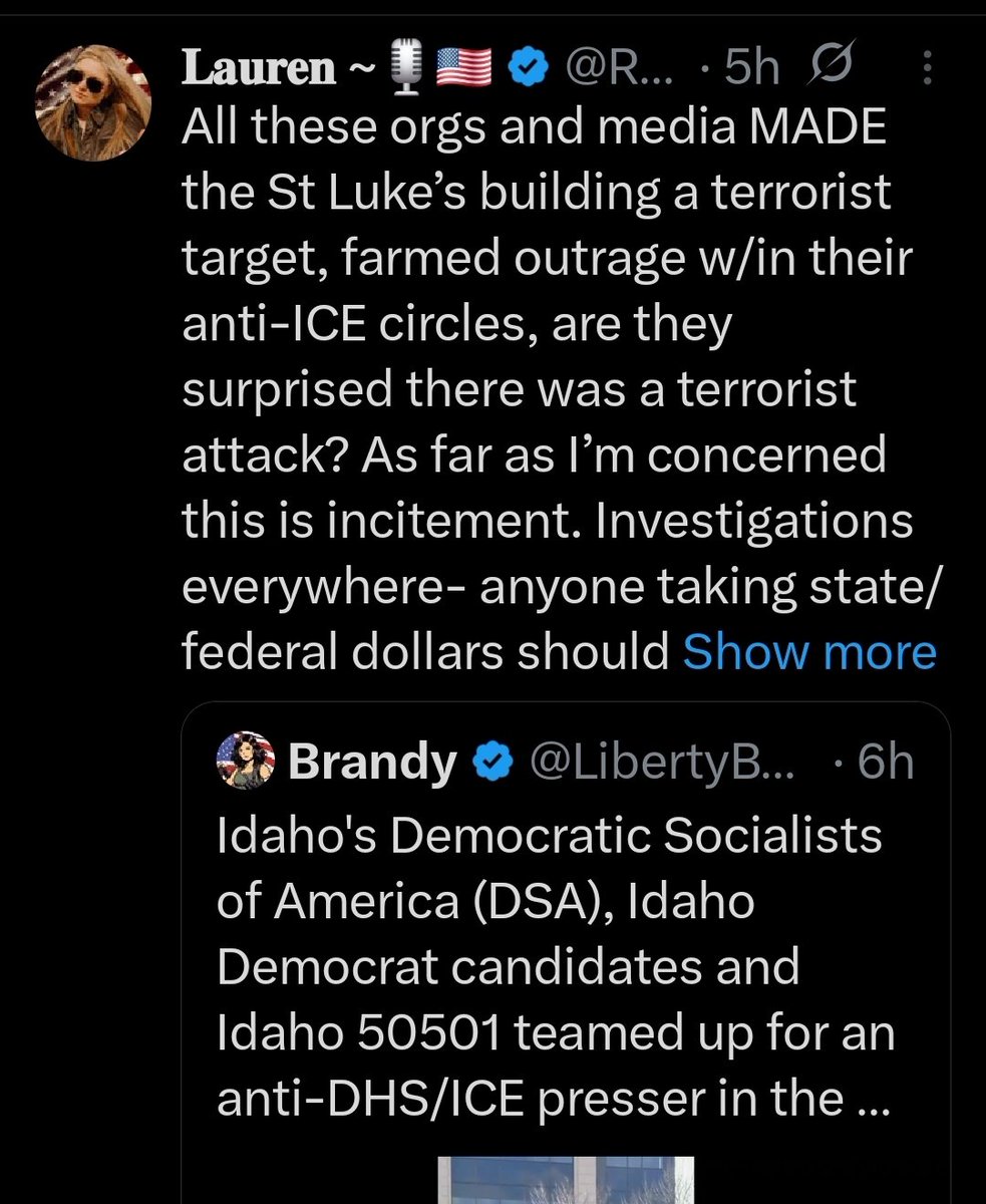 Lauren yapping about farmed outrage is hilarious. 
A tiny sense of self awareness would do her some good.