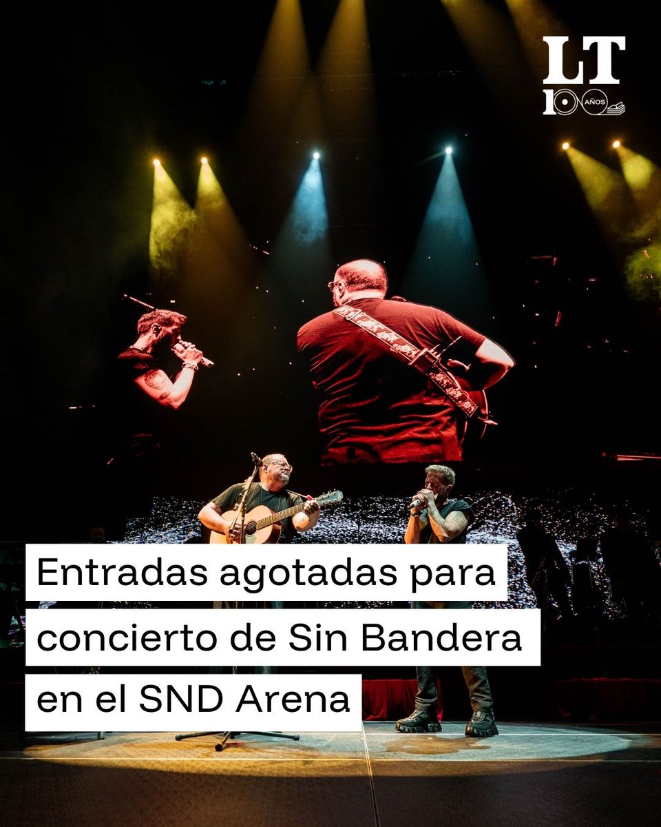 🎤🎶Las entradas para ver mañana al dúo Sin Bandera en el SND Arena se han vendido por completo, según informó ayer la productora RPM. Leonel García y Noel Schajris han tenido conciertos exitosos en Argentina, donde han presentado su gira “Escenas Tour”. 

latribuna.com.py/lifestyle/arte…