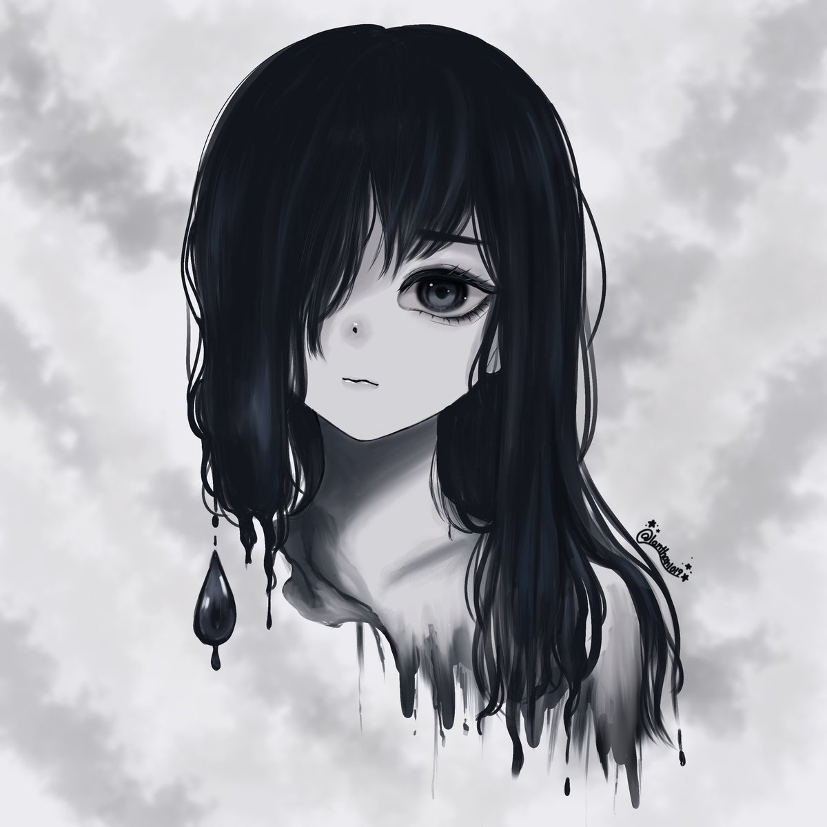 Lanthan1019's tweet photo. 「無音」

 #創作いらすと  #drawingart  #病み可愛い  #illustration  #Illustrator  #絵描きさんと繋がりたい https://t.co/LjoZdhhY2l