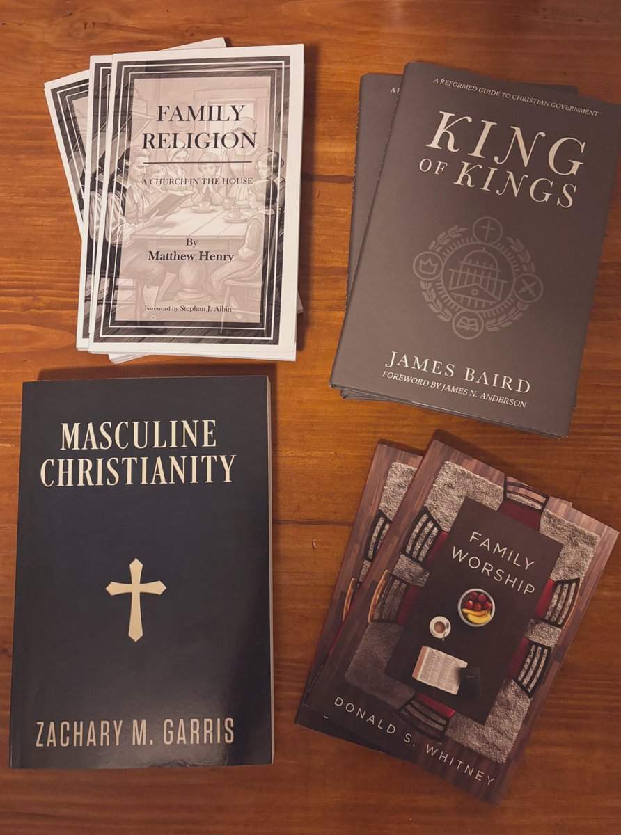 Books that I buy extra copies of to give away to people 

<a href="/ZacharyGarris/">Zachary Garris</a> <a href="/james_d_baird/">James Baird</a> <a href="/DonWhitney/">Donald S. Whitney</a> <a href="/matthew_henry_1/">Matthew Henry</a>