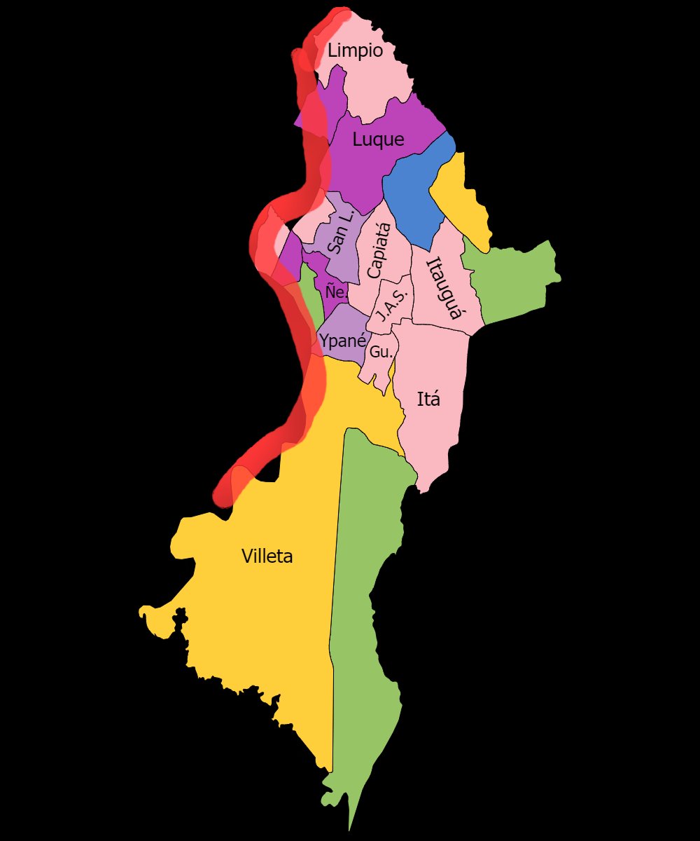 Si hubiésemos tenido planificación y visión de largo plazo, un tren de altura sobre la costanera (norte y sur) podría unir el centro con Villeta y Limpio. Cuanta gente se mueve en todo ese tramo?