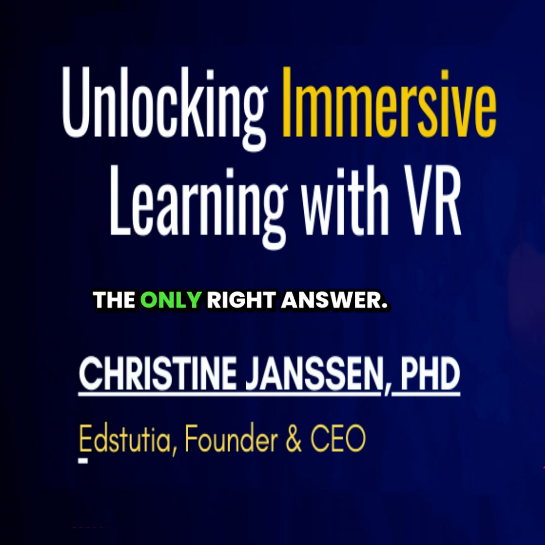 edstutia's tweet photo. Coming soon! Dr. Christine Janssen, Founder &amp; CEO of Edstutia, appears on the Scaling Business in the AI Era podcast.

Watch the preview clip here: 
https://t.co/dxVcw6ykcN

🎧 Episode dropping soon. Stay tuned.

#Edstutia #AIinLearning #XR #ImmersiveLearning https://t.co/OlDpvrPTY9