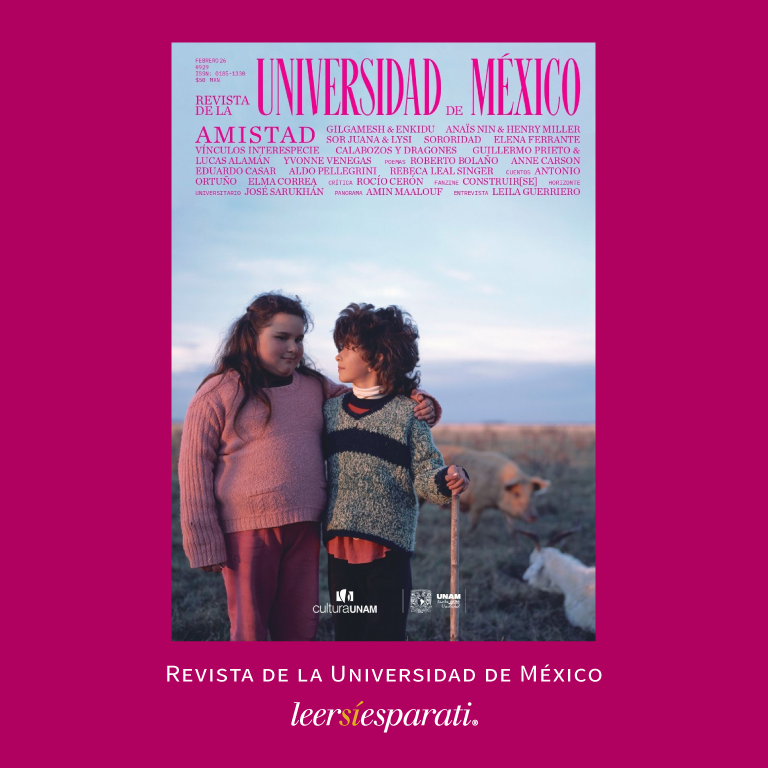‘Amistad’ es el tema de la edición más reciente de la @Revista_UNAM. Revista impresa, en librerías UNAM, digital y pdf, en: revistadelauniversidad.mx/releases/05b31…
#Leer #Escribir #Revistas #Amistad #FelizViernes