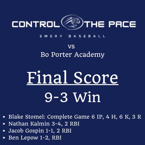 Emery Jaguar Baseball tweet media