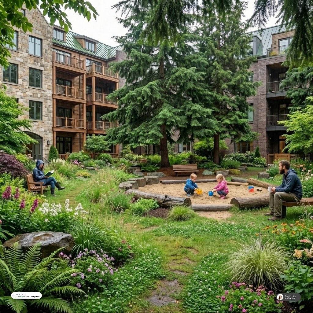 North Americans yearn for courtyard urbanism. 
What cities can give it to them?