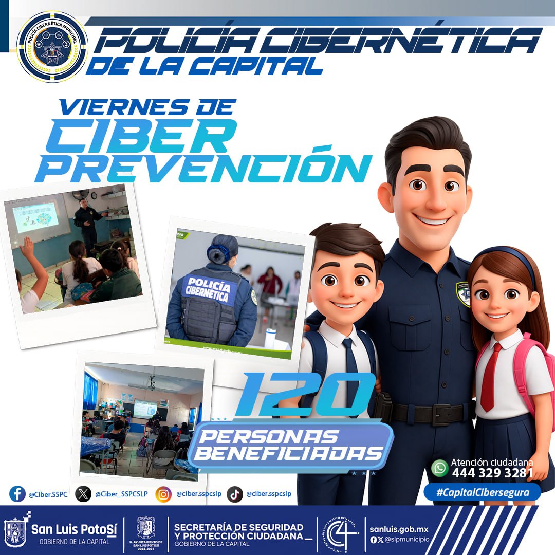 Policía Cibernética Municipal SSPC SLP tweet media
