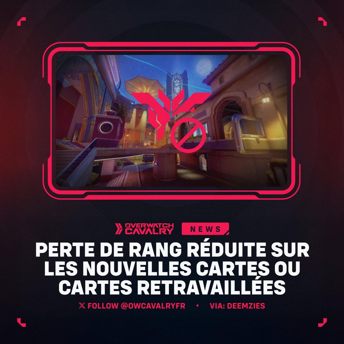 Changements à venir pour le vote des cartes en compétitif sur #Overwatch 🚫

Les joueurs perdront bientôt moins de MMR en jouant sur une nouvelle carte ou une carte qui a été rework, afin de leur permettre de s’adapter et d’explorer sans subir de lourdes pénalités de rang.