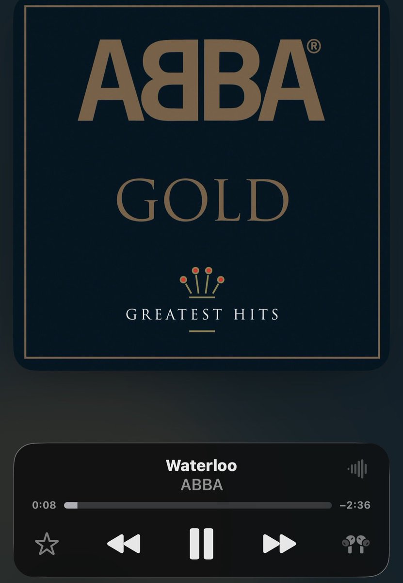 🎶 Waterloo… I was defeated, you won the war 🎶