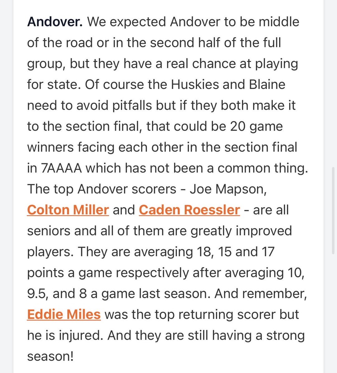 Andover Hoops tweet media