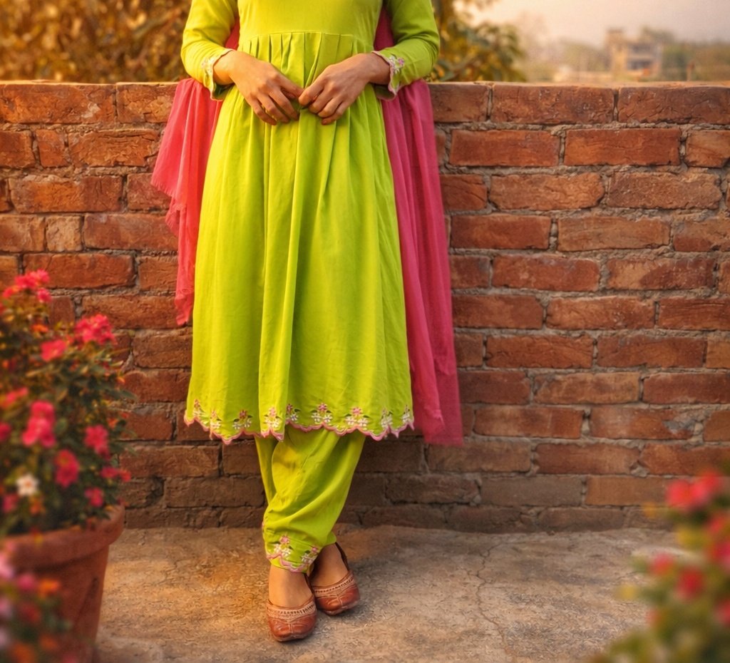 InsanSukh21's tweet photo. Go green, feel amazing 💚✨ #GreenFashion #FreshLook #ChicMood https://t.co/S3ul3tFPDr