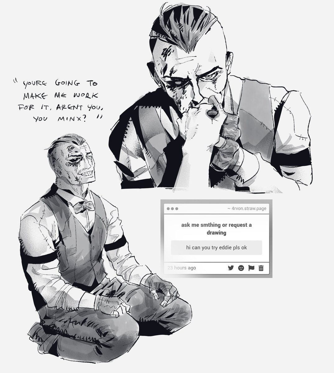 sighh its about damn time i drew him. #Outlasttwt #Outlast