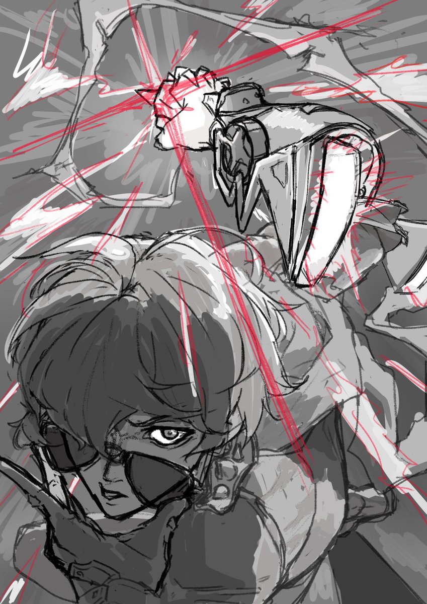 ゼンゼロ絵の構図は調子に乗る傾向があるせいで、途中で折れて未完成の方々…
評判いいやつは続き描くかも…👀