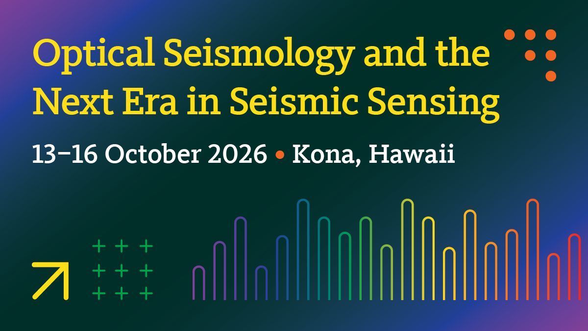 SeismoSocietyAm's tweet image. Abstracts open Spring 2026! 
#DAS #optical #seismology
buff.ly/KgrcXjs