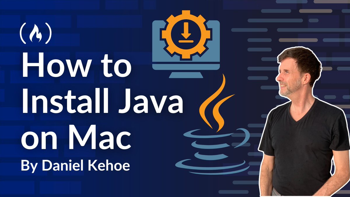 freeCodeCamp's tweet photo. Java is the most widely used programming language for enterprise apps, Android development, and university CS courses.

But if you have a Mac, Java doesn't come pre-installed. So you'll need to set it up.

In this step-by-step guide, Daniel shows you how to install Java on Mac to get you started coding.

https://t.co/U7aU1RmPUH
