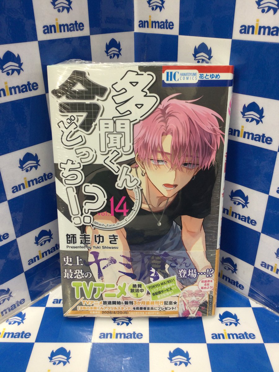 多聞くん今どっち!? アニメ化 ミニフォト 全8種　特典　師走ゆき 3F新刊情報📚】 ＃師走ゆき 先生 『＃多聞くん今どっち!?(14)』が入荷