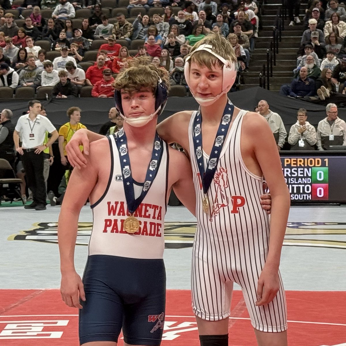 🤼The NSAA Beyond the Mat Program, Unified Wrestling Matches:

Class A:
🥇Hunter Purchase, Omaha South
🥈Ben Crawley, Omaha South

Class C:
￼🥇Wesley Vitale, Falls City
￼🥈Mason Collier, Falls City

Class D:
￼🥇Bobby Chism, Wauneta-Palisade
￼🥈Lucas Linner, Wauneta-Palisade