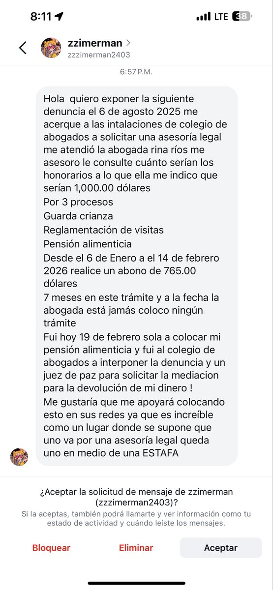 Miren está caso y eso que fue en el  Colegio de Abogados !!