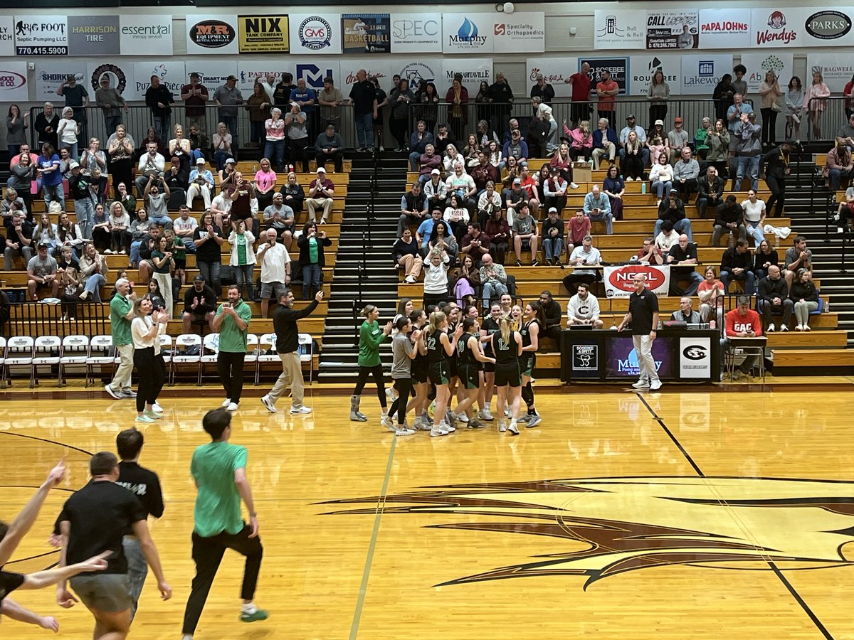 DrThomasPCSD's tweet photo. Our Nettes win a thriller over GAC for the Region 6AAA championship! Gritty and gutty 51-48 victory! A couple of hustle plays late keep us in front earning back to back region championships!! #GoNettes #BackToBack #RegionChamps https://t.co/xzoqYbnoLp