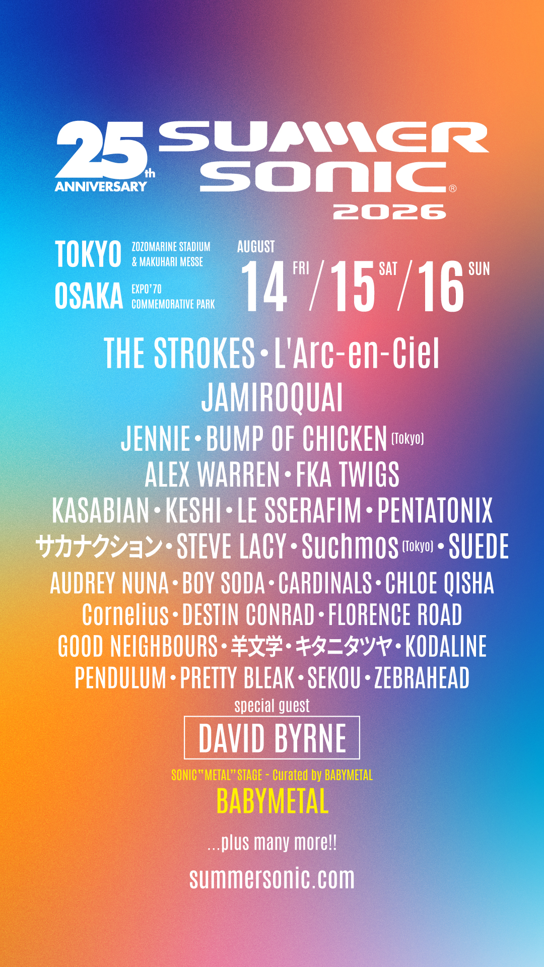 SUMMER SONIC on X: 