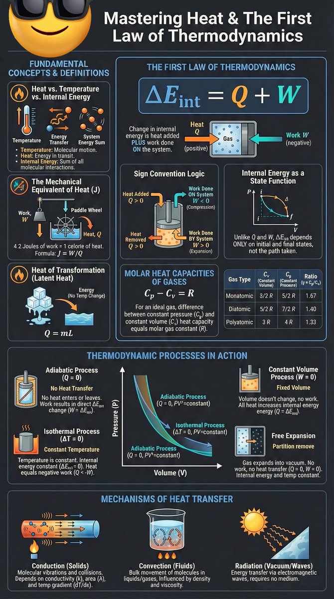 Heat and First Law of Thermodynamics ,