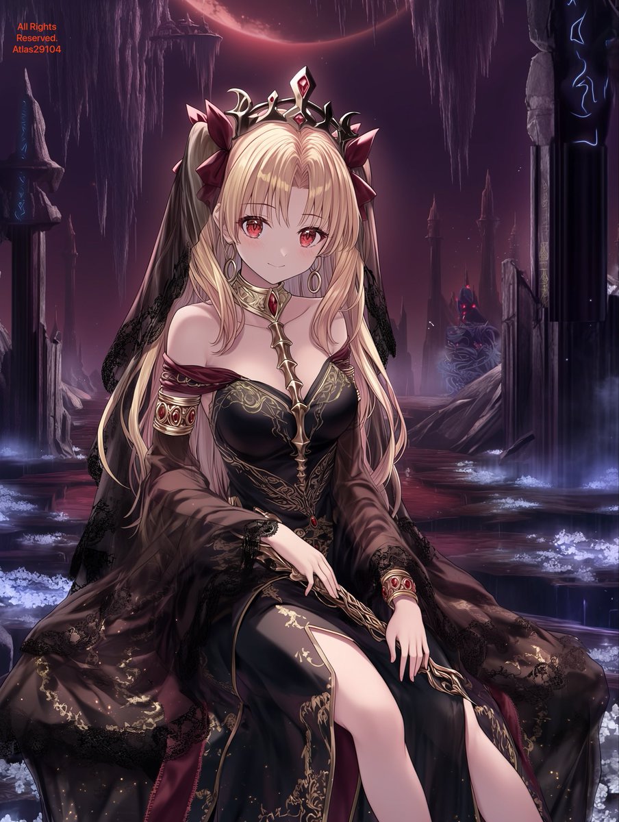 冥界の女主人 #エレシュキガル #AIイラスト