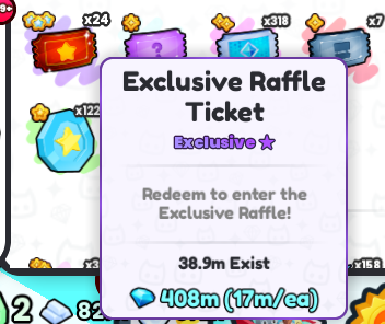 #PetSimulator99 GWs 6 Raffle Tickets - 1 winner.

- Follow <a href="/Ps99_Gws/">Pet Sim 99 Giveaways</a> and <a href="/EugamusOrig2/">EugamusOrig™</a>
- Like
- Retweet
- Comment W, username, and tag friends

Picking a winner Feb. 23 #TweeterPicker

Note: Will extend another 24 hrs if fewer than 10 people 

Thank you.

It's me EugamusOrig :)