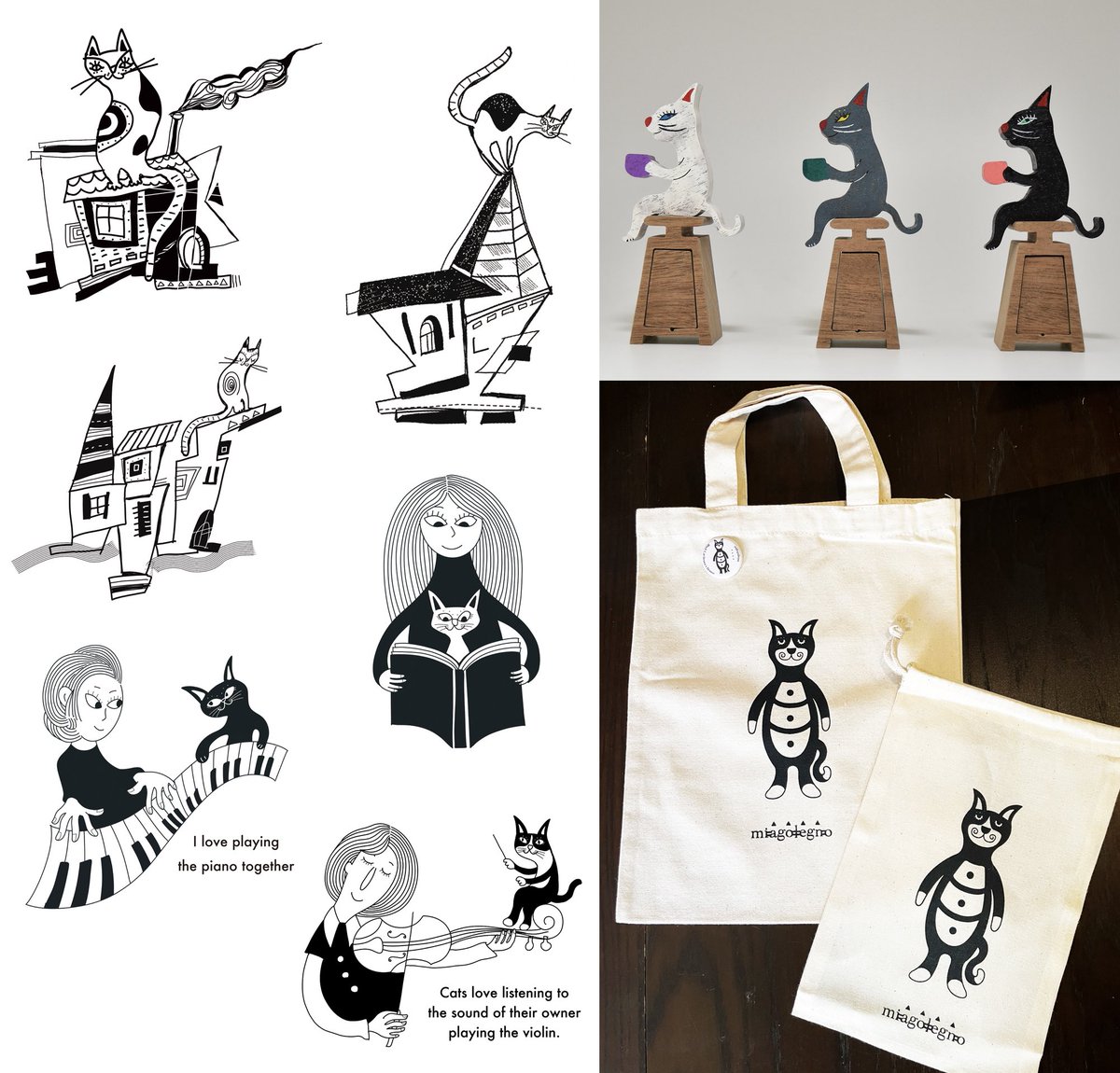 #ネコトモ 今日(２１日)在廊します。

2人のイラスト(シルクスクリーン)、
立体新作、
グッズも色々あります！

２月２０日〜３月１日
12:00〜19:00
#リベストギャラリー創 
武蔵野市吉祥寺東町１ー１ー１９