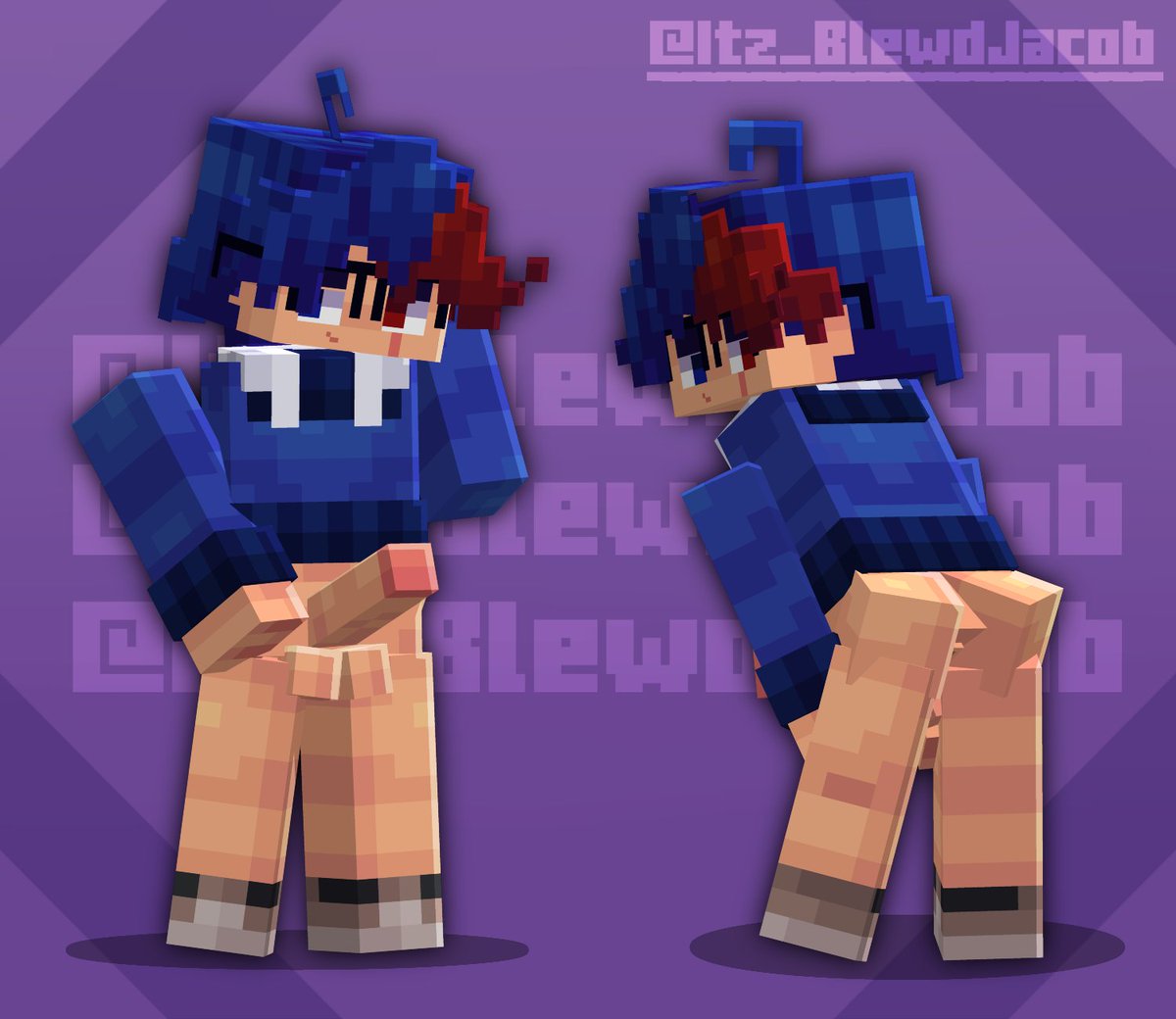 Itz_BLewdJacob's tweet photo. [🔵/🔞] Twink.

#Nsfw #nsfwtwt #r34 #minecraftrule34 #mcr34 #rule34 #BlockbenchNsfw #ocnsfw #gay #gaynsfw https://t.co/8kwoxQl9sK