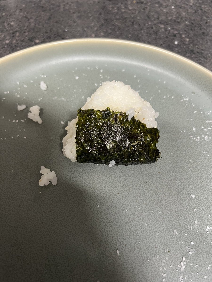 Getting a lot better at making onigiri