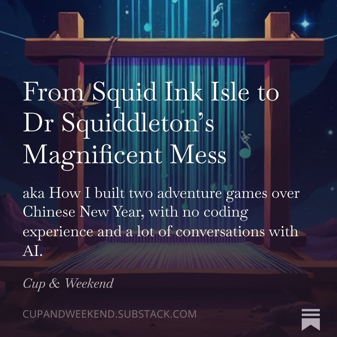 ningherself's tweet photo. I built two point-and-click adventure games for my seven-year-old over Chinese New Year. No coding experience. About $15 in Claude (@AnthropicAI) and @Lovable credits.
But the real lesson wasn't technical. https://t.co/uqekIMgNE2