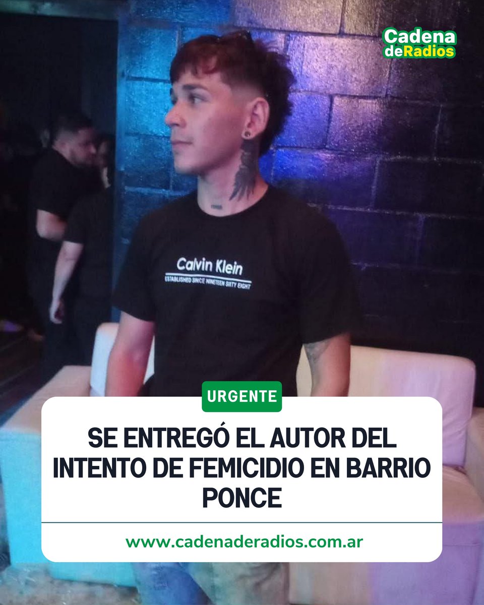 🚨💔 Se entregó el acusado por el ataque en barrio Ponce

En las últimas horas se confirmó que Roque Saucedo, acusado del brutal intento de femicidio contra una joven de 22 años en el barrio Ponce, se entregó en la Comisaría 17 del barrio Molina Punta.