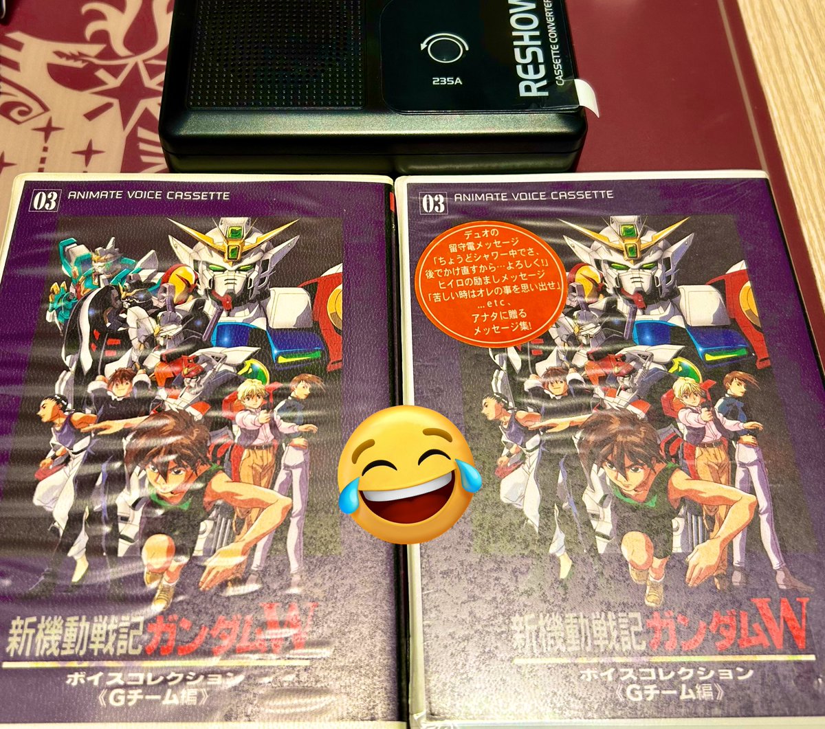 かせっちょさーーー 前買ったのがまさかの未開封品だったので 開けれる