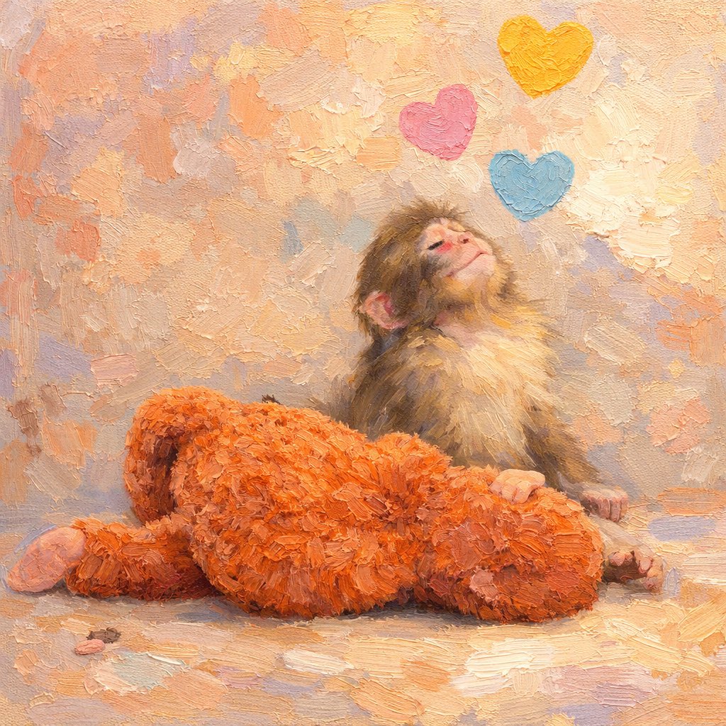 อยากให้ฝูงลิง ใจดีกับ น้องพั๊นจิคุง เยอะๆ

💕🐒🐵🩷🩵💛