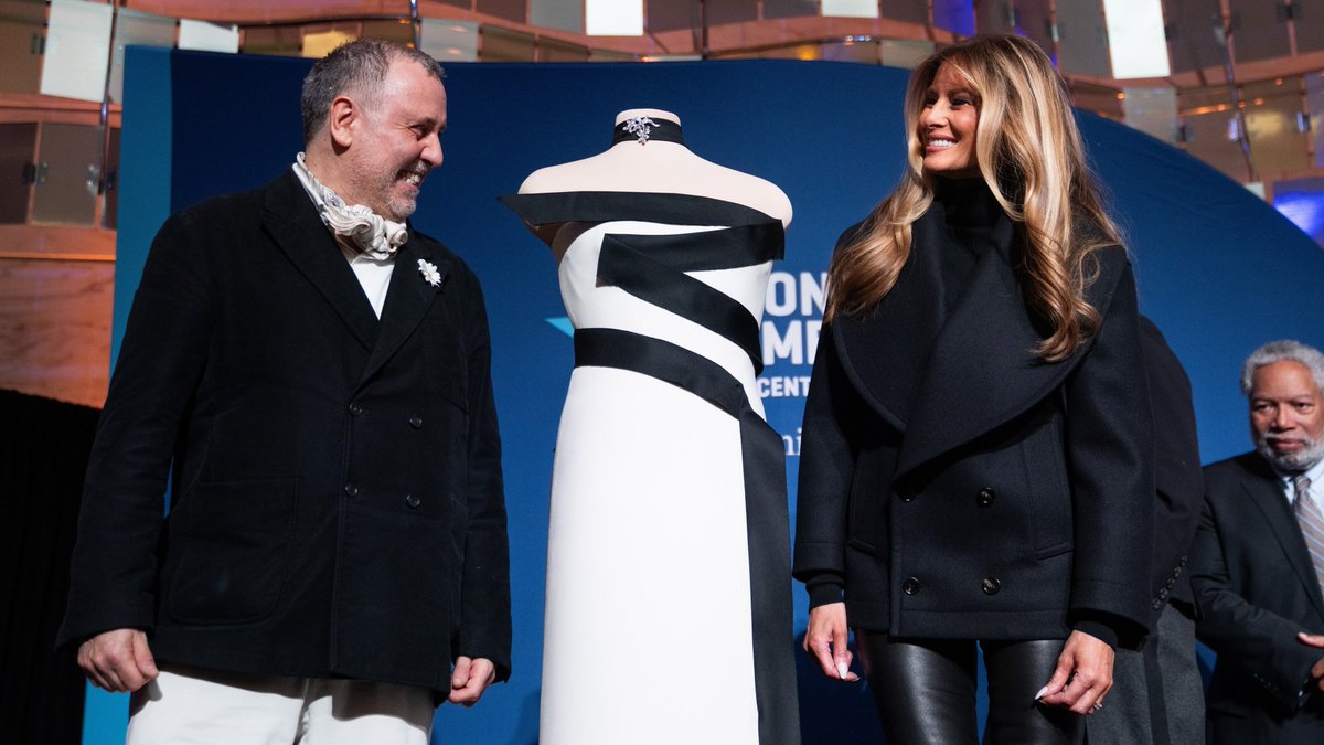 Melania Trump donating her 2025 inaugural gown to Smithsonian today – second one in the collection! Class, style, American pride. Best FLOTUS ever.

Source: White House + Smithsonian + AP News (Feb 20, 2026)
