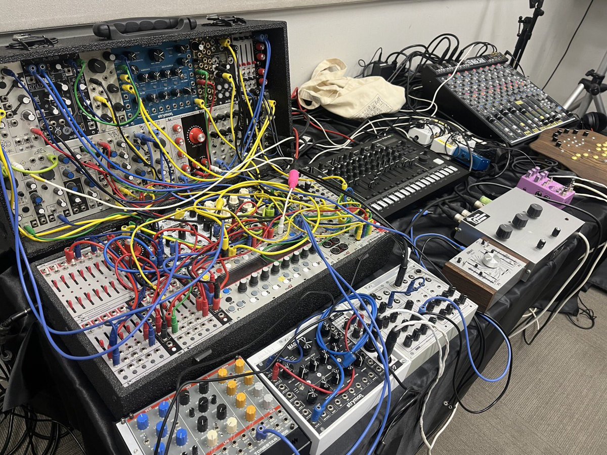 モジュラーシンセセミナー本日開催です📣 当日参加も大歓迎ですのでお
