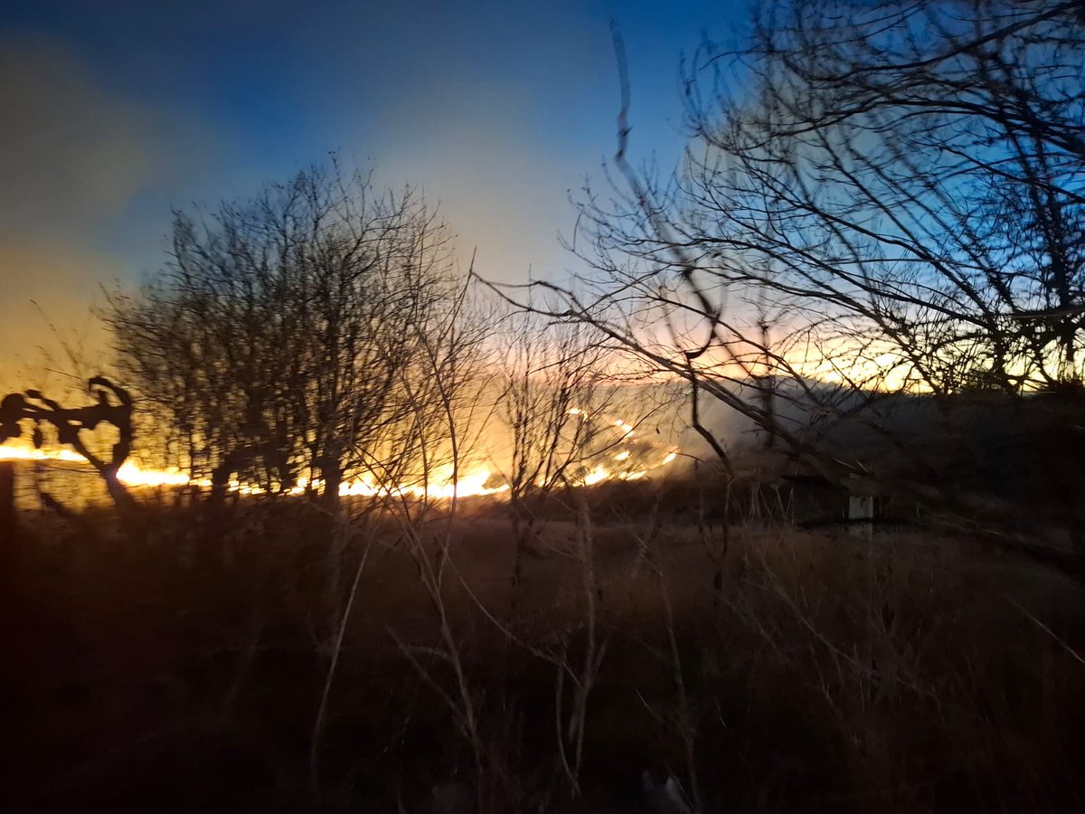 Bomberos del Municipio de Aguascalientes se encuentran trabajando sofocando un incendio de pasto seco en las inmediaciones de la Universidad Metropolitana de Aguascalientes, al norponiente de la ciudad.