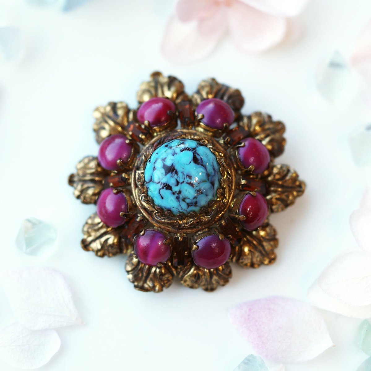 海福雑貨通販部の【ヴィンテージアクセサリー】に、ドイツ製硝子