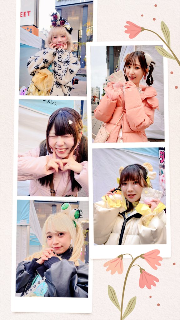 2/11 横浜Niigo広場 バブリー革命 特典会のお写真。 週明けちょっとし